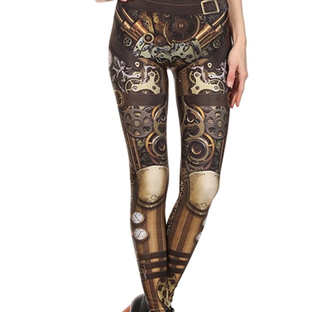 Steampunk Gear Armor Leggings